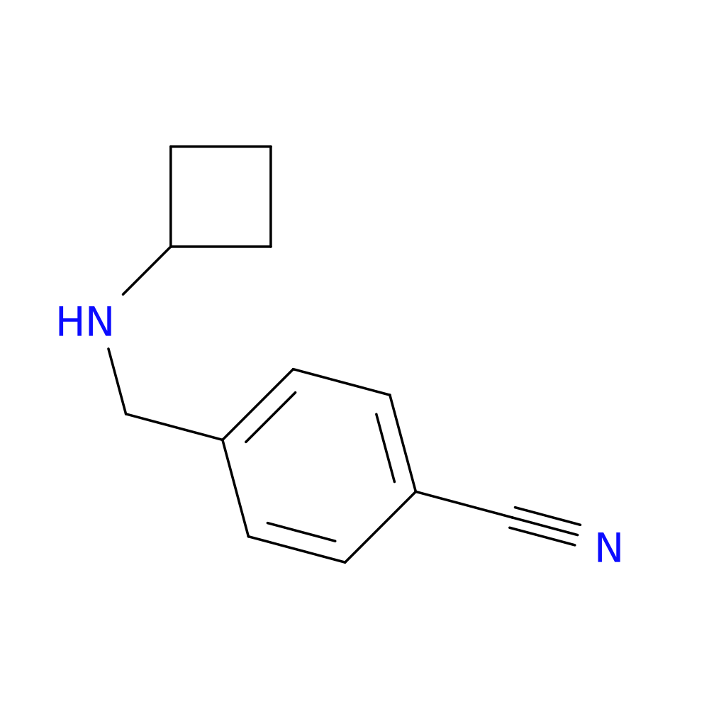 4-[(cyclobutylamino)methyl]benzonitrile
