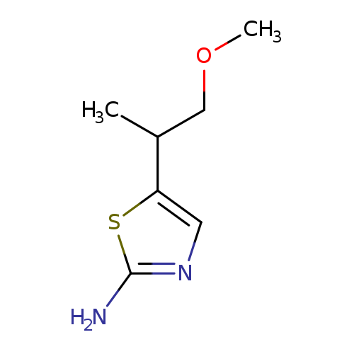 5-(1-methoxypropan-2-yl)-1,3-thiazol-2-amine