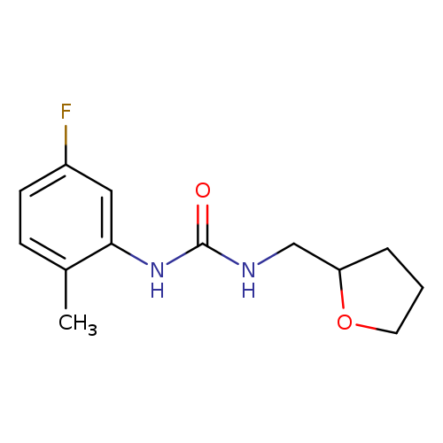 1-(5-fluoro-2-methylphenyl)-3-[(oxolan-2-yl)methyl]urea