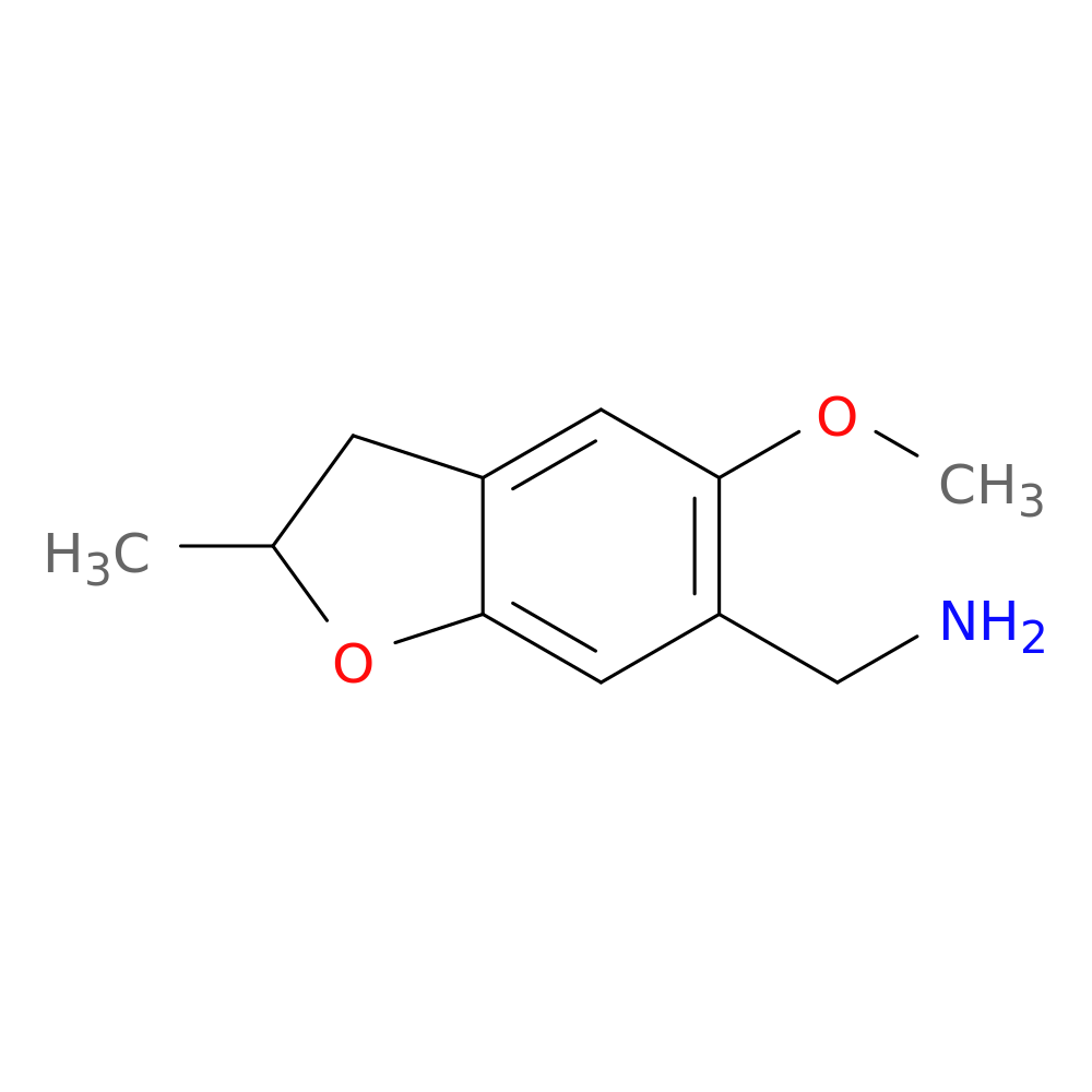 (5-methoxy-2-methyl-2,3-dihydro-1-benzofuran-6-yl)methanamine