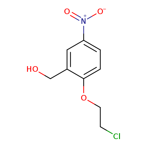 (2-(2-Chloroethoxy)-5-nitrophenyl)methanol
