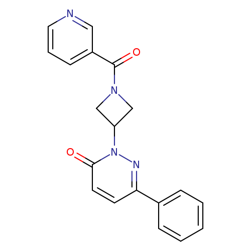 6-phenyl-2-[1-(pyridine-3-carbonyl)azetidin-3-yl]-2,3-dihydropyridazin-3-one