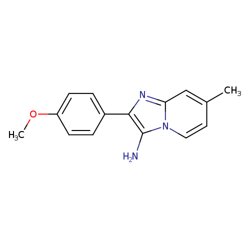 Imidazo[1,2-a]pyridin-3-amine, 2-(4-methoxyphenyl)-7-methyl-