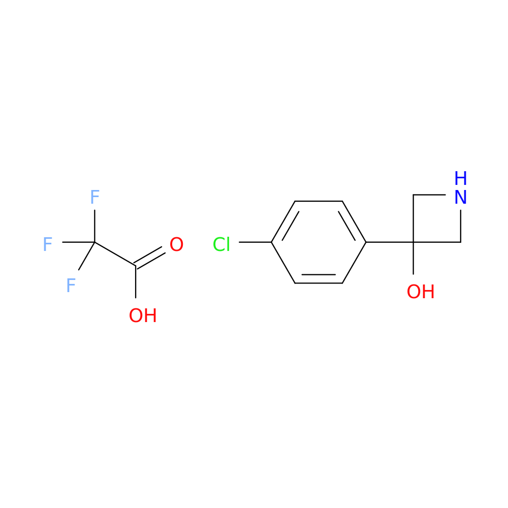 3-(4-chlorophenyl)azetidin-3-ol; trifluoroacetic acid