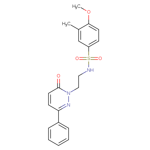 4-methoxy-3-methyl-N-[2-(6-oxo-3-phenyl-1,6-dihydropyridazin-1-yl)ethyl]benzene-1-sulfonamide