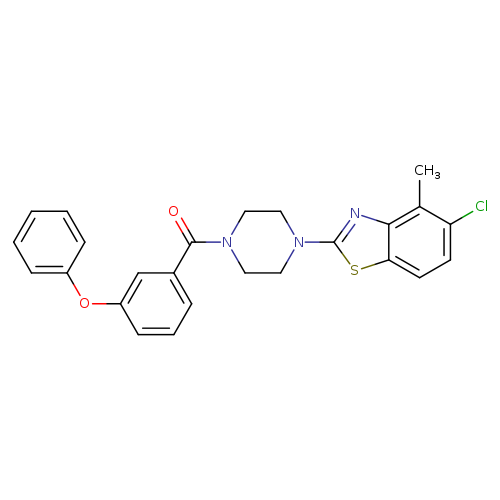 5-chloro-4-methyl-2-[4-(3-phenoxybenzoyl)piperazin-1-yl]-1,3-benzothiazole