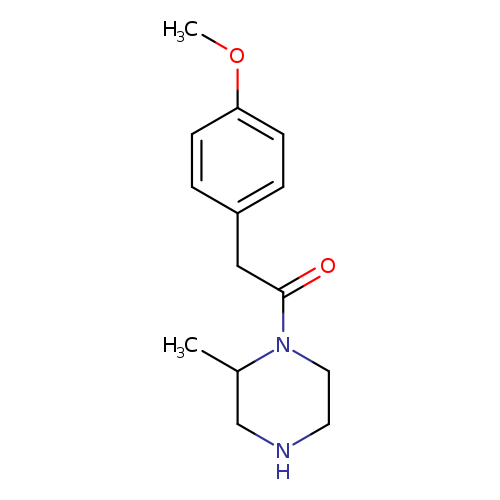 2-(4-methoxyphenyl)-1-(2-methylpiperazin-1-yl)ethan-1-one