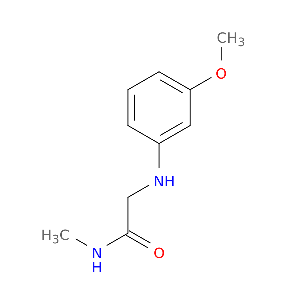 2-[(3-methoxyphenyl)amino]-N-methylacetamide