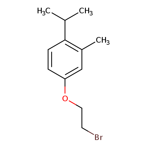 4-(2-bromoethoxy)-2-methyl-1-(propan-2-yl)benzene