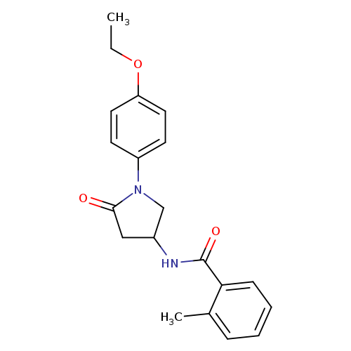N-[1-(4-ethoxyphenyl)-5-oxopyrrolidin-3-yl]-2-methylbenzamide
