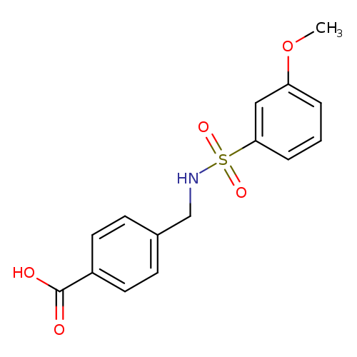 4-(((3-methoxyphenyl)sulfonamido)methyl)benzoic acid