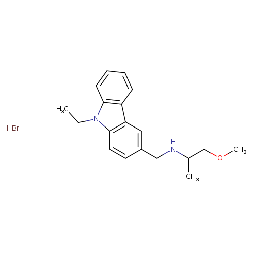 N-[(9-ethyl-9H-carbazol-3-yl)methyl]-1-methoxy-2-propanamine hydrobromide