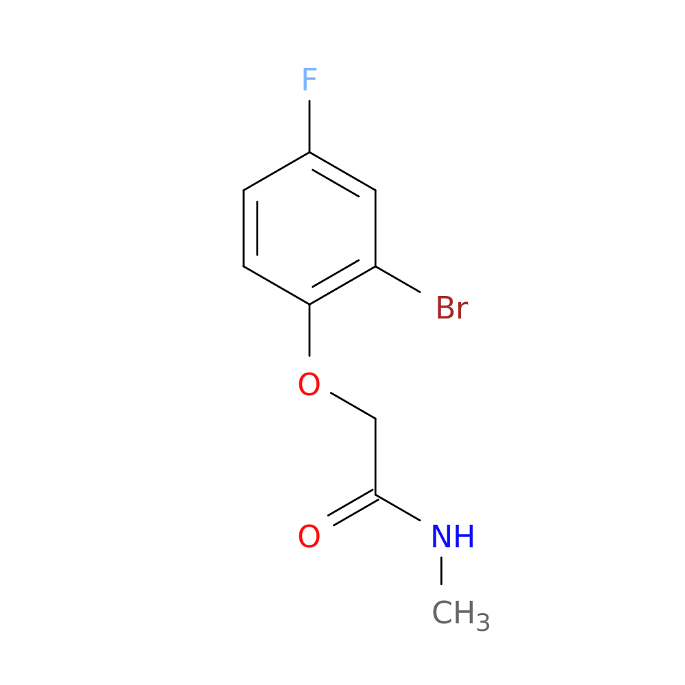 2-(2-Bromo-4-fluorophenoxy)-N-methylacetamide