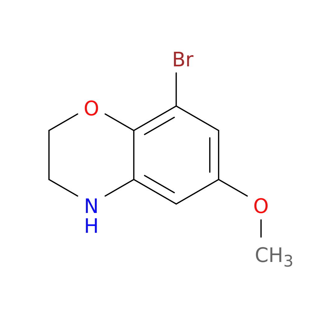 8-Bromo-6-methoxy-3,4-dihydro-2h-1,4-benzoxazine