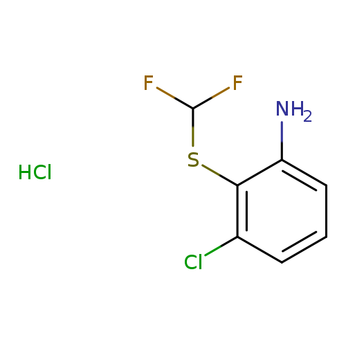 3-Chloro-2-[(difluoromethyl)sulfanyl]aniline hydrochloride