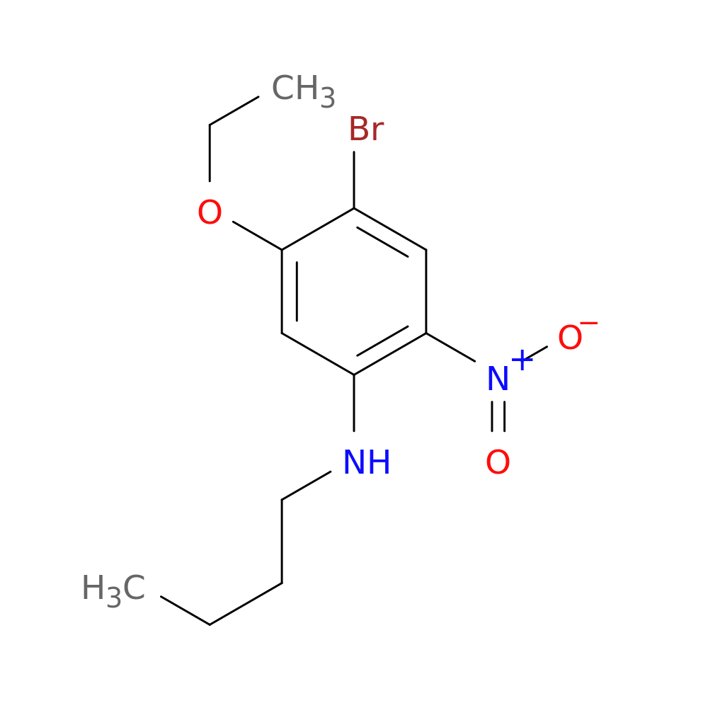 4-Bromo-N-butyl-5-ethoxy-2-nitroaniline