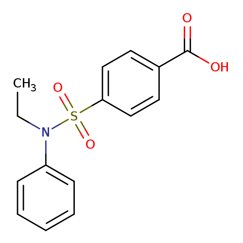 4-[ethyl(phenyl)sulfamoyl]benzoic acid