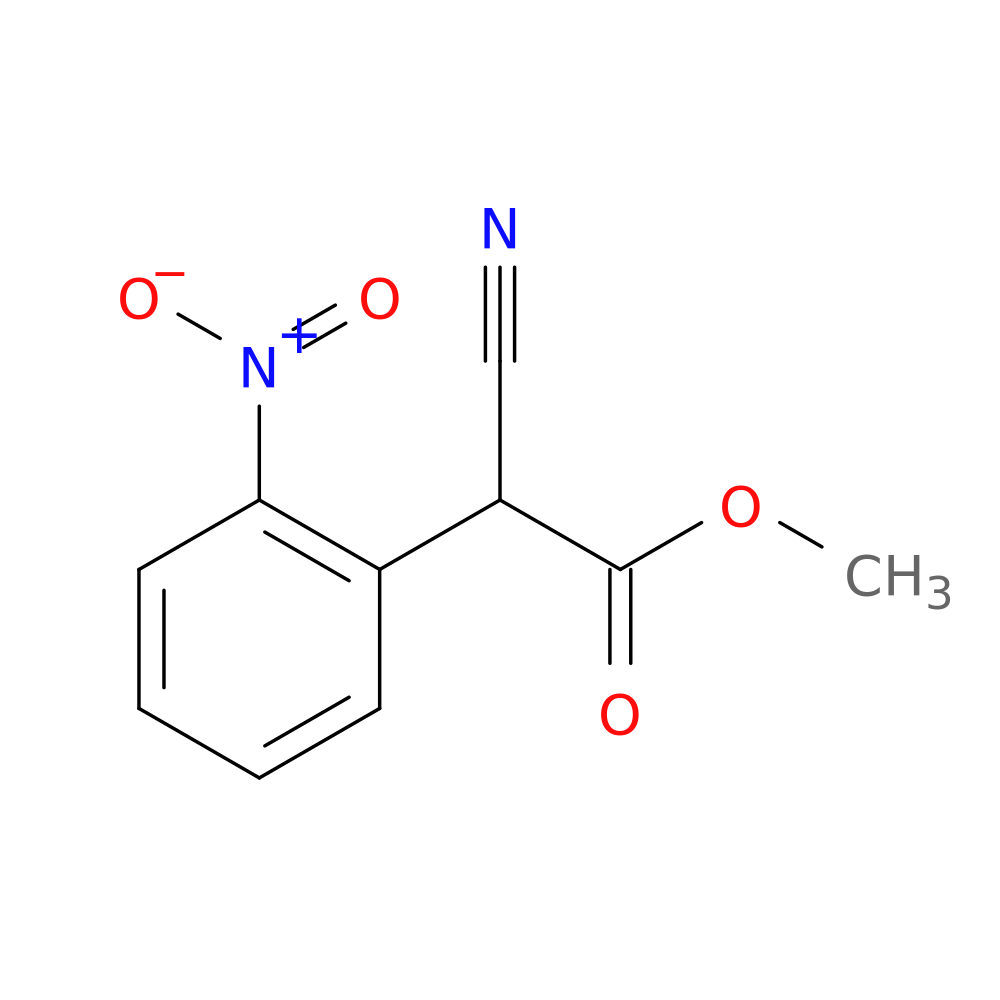 Benzeneacetic acid, α-cyano-2-nitro-, methyl ester