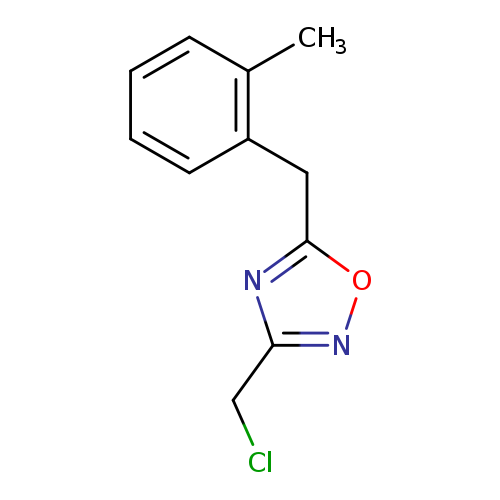 3-(chloromethyl)-5-[(2-methylphenyl)methyl]-1,2,4-oxadiazole