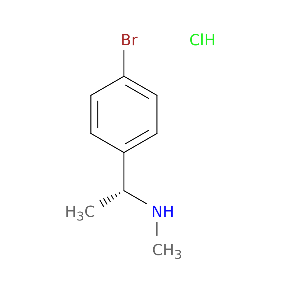 [(1R)-1-(4-bromophenyl)ethyl](methyl)amine hydrochloride