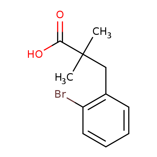 3-(2-Bromophenyl)-2,2-dimethylpropanoic acid