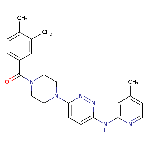 6-[4-(3,4-dimethylbenzoyl)piperazin-1-yl]-N-(4-methylpyridin-2-yl)pyridazin-3-amine