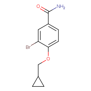 3-Bromo-4-(cyclopropylmethoxy)benzamide