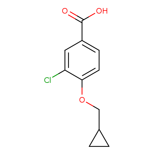 3-Chloro-4-(cyclopropylmethoxy)benzoic Acid