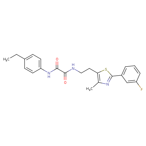 N'-(4-ethylphenyl)-N-{2-[2-(3-fluorophenyl)-4-methyl-1,3-thiazol-5-yl]ethyl}ethanediamide