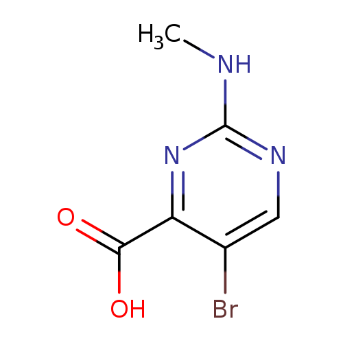 5-Bromo-2-(methylamino)pyrimidine-4-carboxylic acid