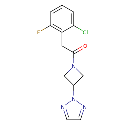 2-(2-chloro-6-fluorophenyl)-1-[3-(2H-1,2,3-triazol-2-yl)azetidin-1-yl]ethan-1-one