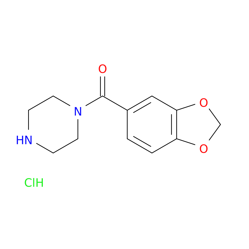 Benzo[d][1,3]dioxol-5-yl(piperazin-1-yl)methanone hydrochloride