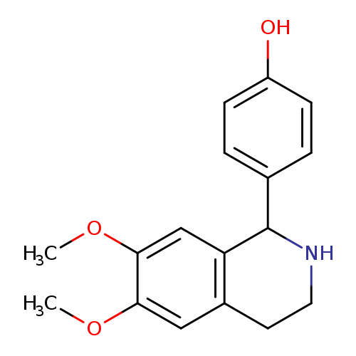 4-(6,7-Dimethoxy-1,2,3,4-tetrahydro-isoquinolin-1-yl)-phenol