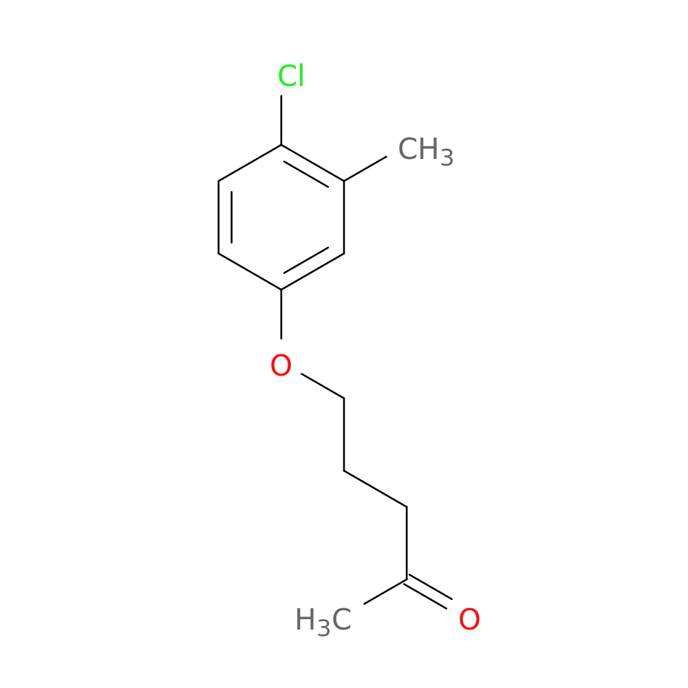 5-(4-chloro-3-methylphenoxy)pentan-2-one