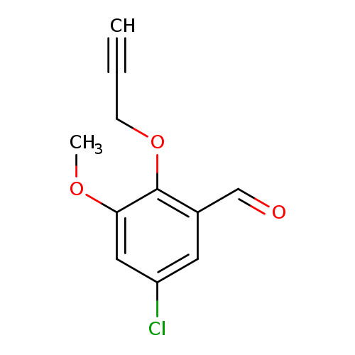 5-chloro-3-methoxy-2-(prop-2-yn-1-yloxy)benzaldehyde