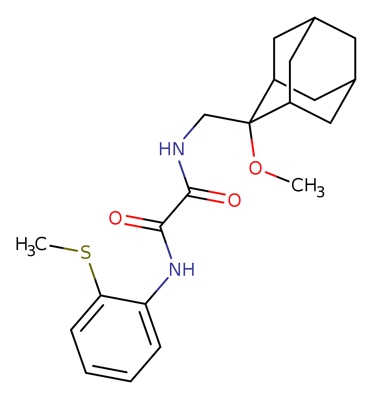 N-[(2-methoxyadamantan-2-yl)methyl]-N'-[2-(methylsulfanyl)phenyl]ethanediamide