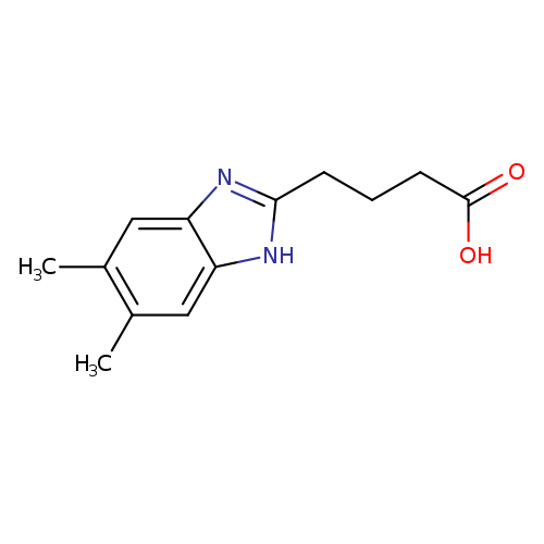 4-(5,6-Dimethyl-1H-benzo[d]imidazol-2-yl)butanoic acid
