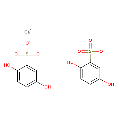 Benzenesulfonic acid, 2,5-dihydroxy-, calcium salt (2:1)