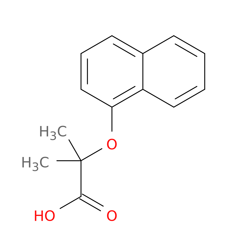 2-Methyl-2-(1-naphthyloxy)propanoic acid