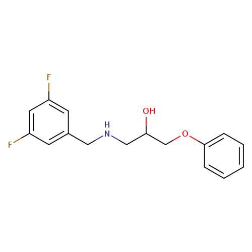 1-{[(3,5-difluorophenyl)methyl]amino}-3-phenoxypropan-2-ol