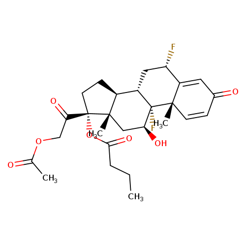 (6α,11β)-21-(Acetyloxy)-6,9-difluoro-11-hydroxy-17-(1-oxobutoxy)pregna-1,4-diene-3,20-dion