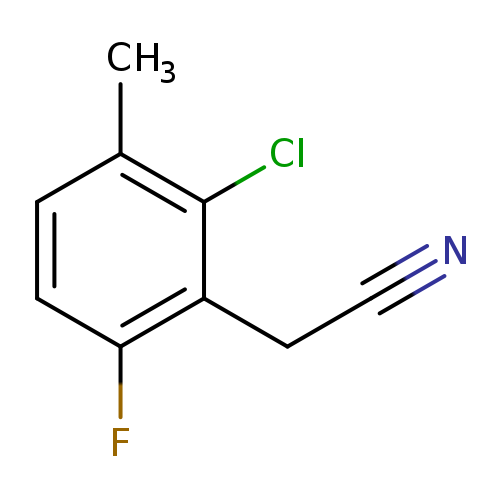 2-(2-chloro-6-fluoro-3-methylphenyl)acetonitrile
