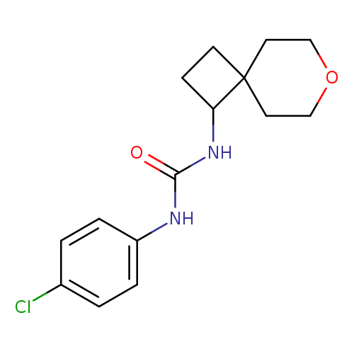 1-(4-chlorophenyl)-3-{7-oxaspiro[3.5]nonan-1-yl}urea