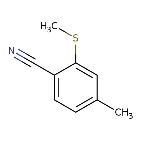 4-methyl-2-(methylsulfanyl)benzonitrile