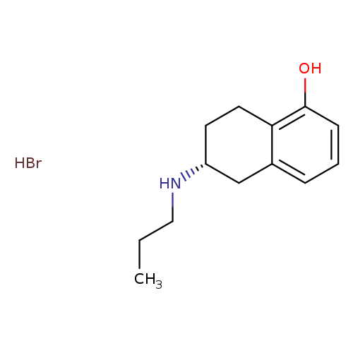 1-Naphthalenol, 5,6,7,8-tetrahydro-6-(propylamino)- (hydrobromide),(R)-