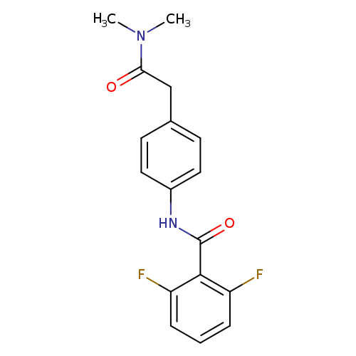 N-{4-[(dimethylcarbamoyl)methyl]phenyl}-2,6-difluorobenzamide