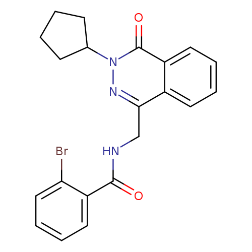 2-bromo-N-[(3-cyclopentyl-4-oxo-3,4-dihydrophthalazin-1-yl)methyl]benzamide