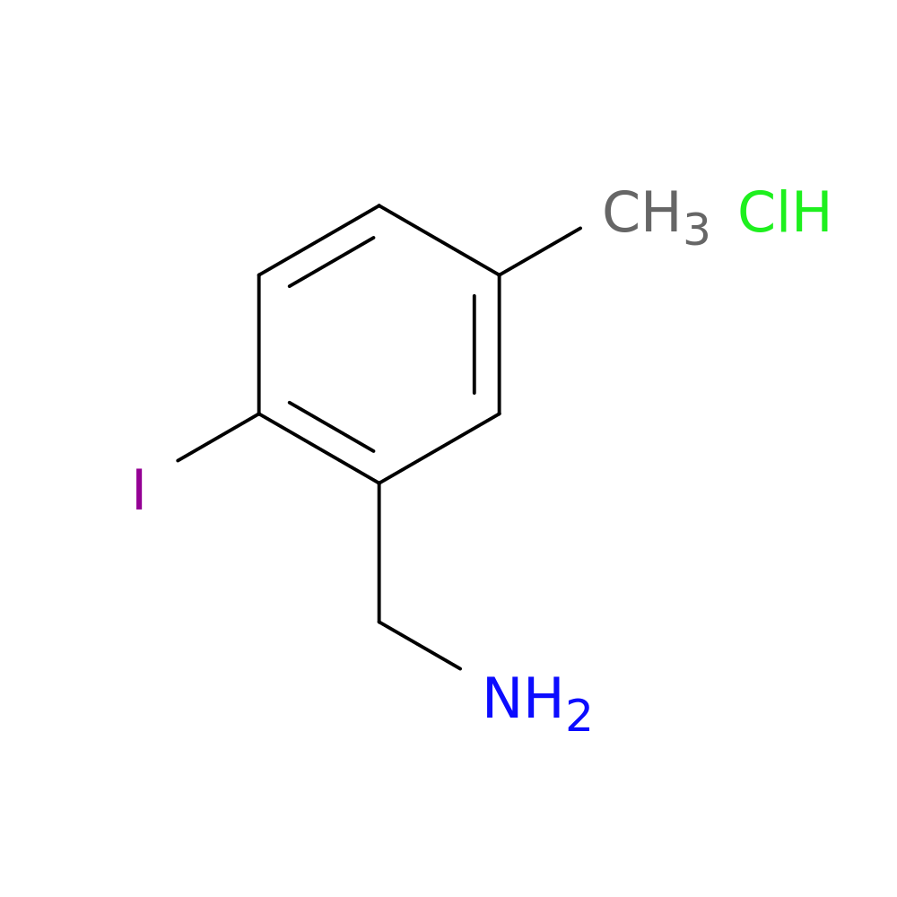 1-(2-iodo-5-methylphenyl)methanamine hydrochloride