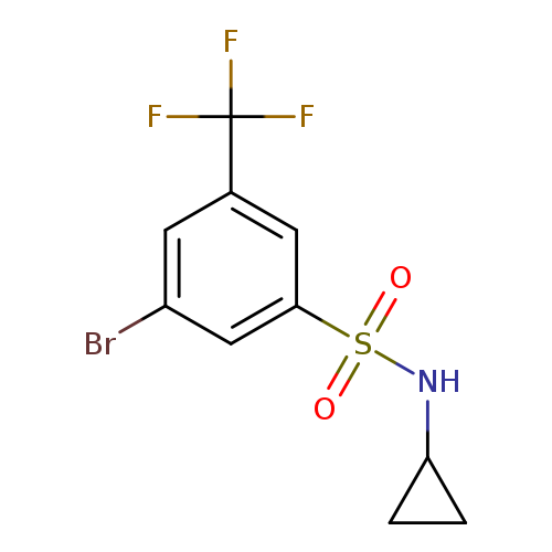 N-Cyclopropyl 3-bromo-5-trifluoromethylbenzenesulfonamide
