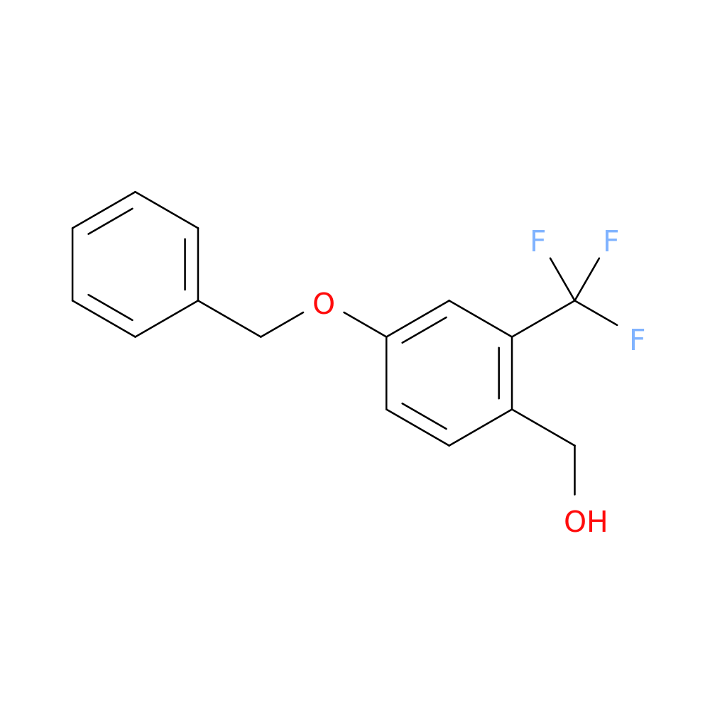 (4-(Benzyloxy)-2-(trifluoromethyl)phenyl)methanol